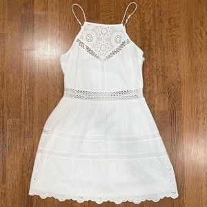 NWOT Abercrombie Eyelet Dress - White